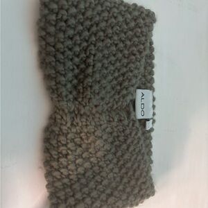 Aldo Chunky Knit Headband in Olive